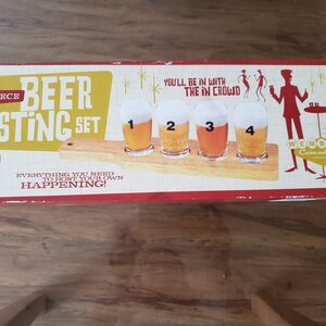 Vintage Wembley 5 piece Beer Tasting Flight set